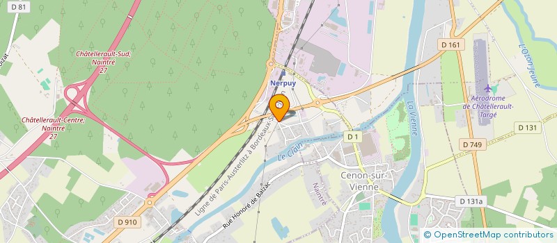 localisation de l'entreprise SCI AS RABALLAND  NAINTRE