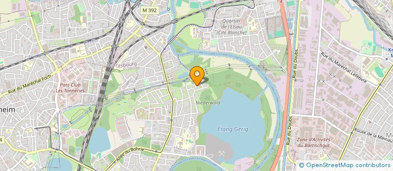 localisation de l'entreprise SCI AS VIVALDI  OSTWALD