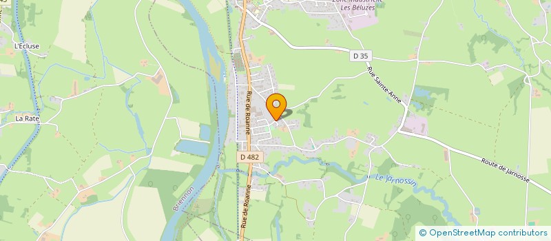 localisation de l'entreprise SCI AS2C  POUILLY-SOUS-CHARLIEU