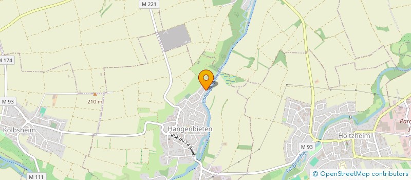 localisation de l'entreprise SCI AS2L  HANGENBIETEN