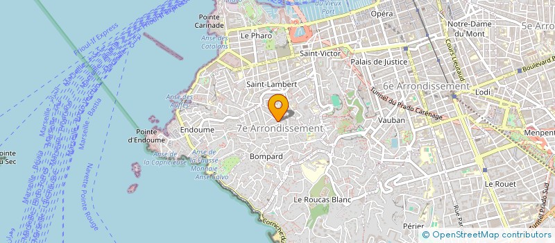 localisation de l'entreprise SCI AS2M à MARSEILLE