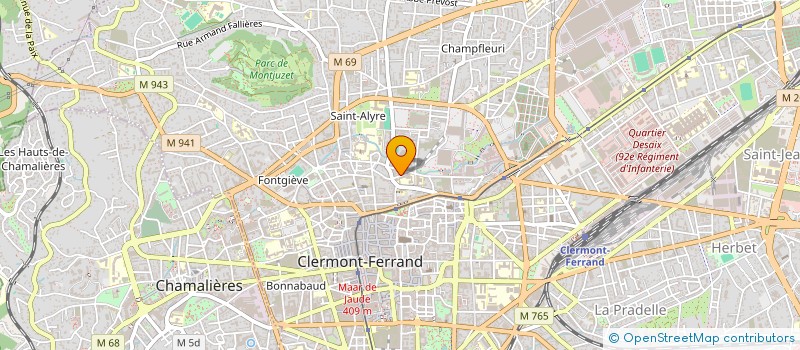 localisation de l'entreprise SCI AS2R  CLERMONT-FERRAND