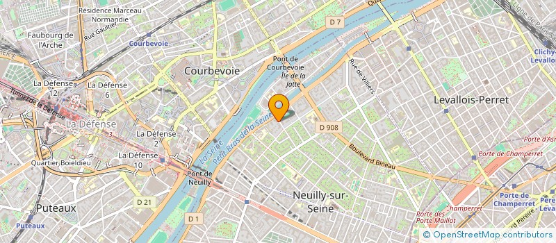 localisation de l'entreprise SCI ASA à NEUILLY-SUR-SEINE