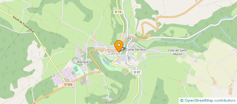 localisation de l'entreprise SCI ASA IMMO  CAYLUS