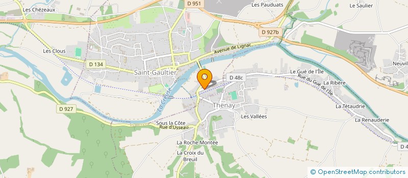 localisation de l'entreprise SCI ASAC à SAINT-GAULTIER