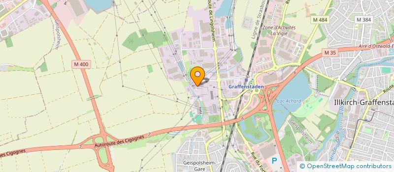 localisation de l'entreprise SCI ASAF  GEISPOLSHEIM