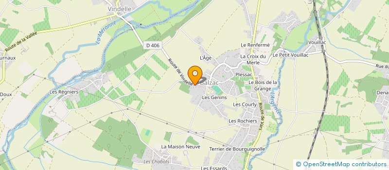 localisation de l'entreprise SCI ASAHI à BALZAC
