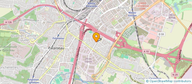 localisation de l'entreprise SCI ASALIAH 22  PALAISEAU