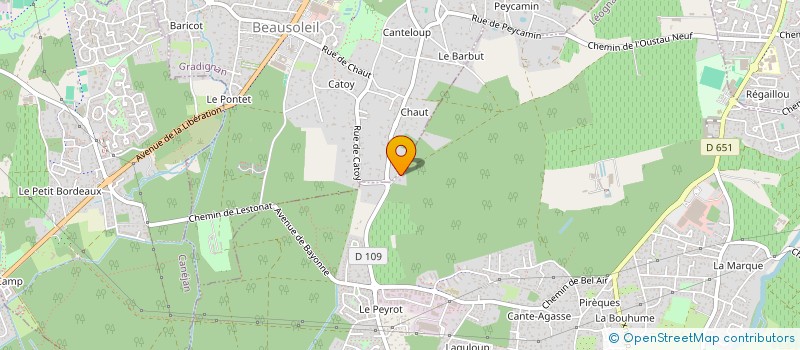 localisation de l'entreprise SCI ASAM 471  LEOGNAN