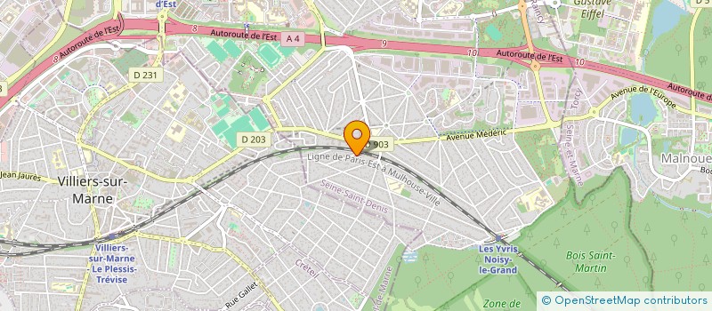 localisation de l'entreprise SCI ASAM à NOISY-LE-GRAND