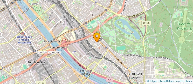 localisation de l'entreprise SCI ASAO  CHARENTON-LE-PONT