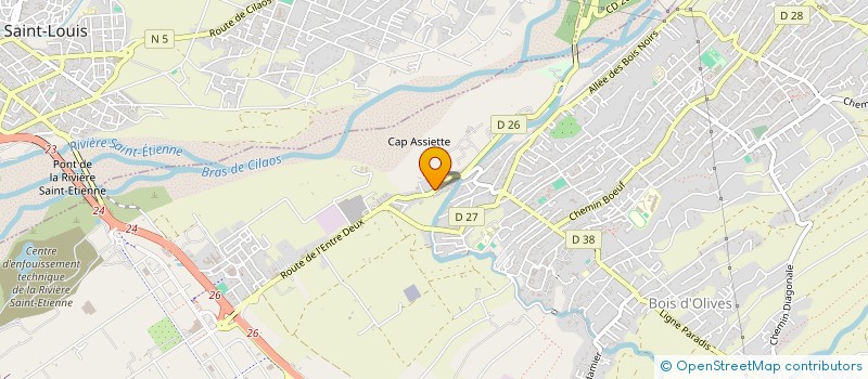 localisation de l'entreprise SCI ASAP à SAINT-PIERRE