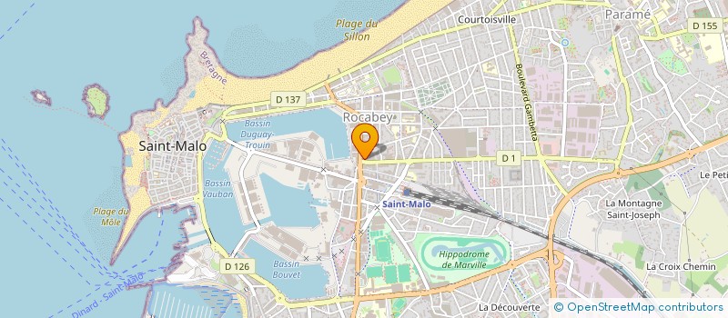 localisation de l'entreprise SCI ASAP IMMO2  SAINT-MALO
