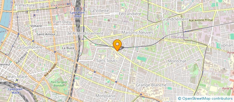 localisation de l'entreprise SCI ASAPE  LYON