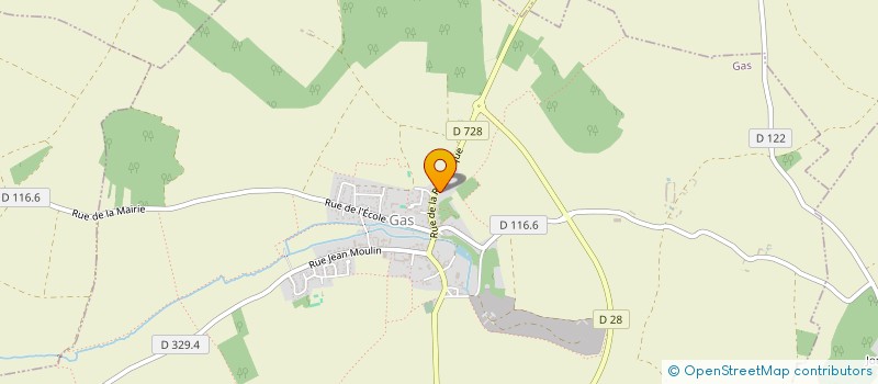 localisation de l'entreprise SCI ASAR à GAS
