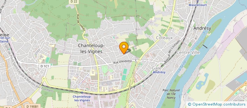 localisation de l'entreprise SCI ASAS  CHANTELOUP-LES-VIGNES