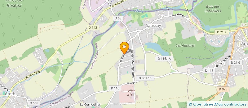 localisation de l'entreprise SCI ASB à ANET