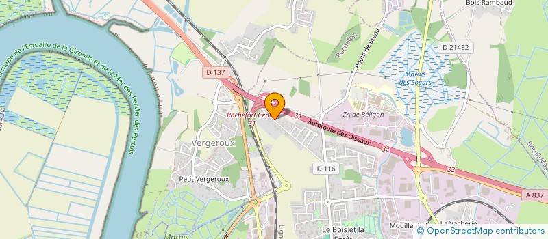 localisation de l'entreprise SCI ASB  ROCHEFORT