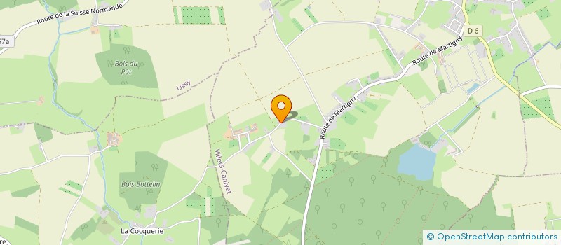 localisation de l'entreprise SCI ASB  VILLERS-CANIVET