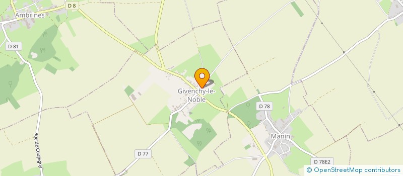 localisation de l'entreprise SCI ASBV AUBIGNY  MANIN