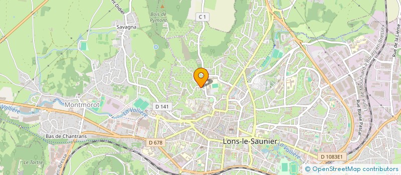 localisation de l'entreprise SCI ASC  LONS-LE-SAUNIER