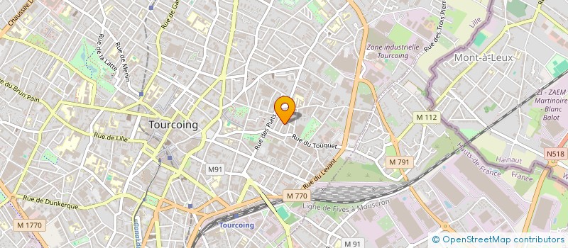 localisation de l'entreprise SCI ASC  TOURCOING