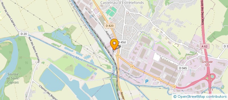 localisation de l'entreprise SCI ASCENSION  CASTELNAU-D'ESTRETEFONDS