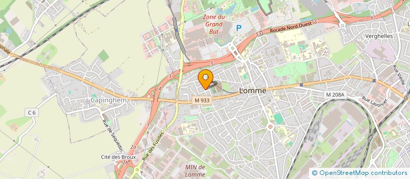 localisation de l'entreprise SCI  ASCH  LILLE