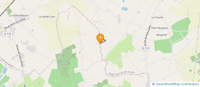 localisation de l'entreprise SCI ASCI  LOIRE-AUTHION