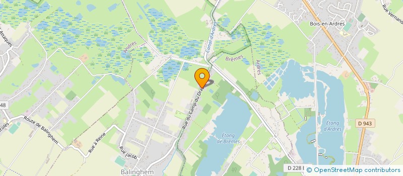 localisation de l'entreprise SCI ASCL  BALINGHEM