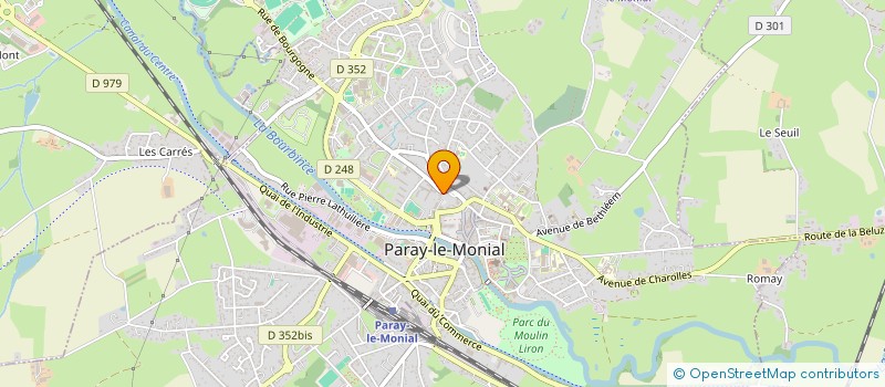 localisation de l'entreprise SCI ASCLEPIA à PARAY-LE-MONIAL