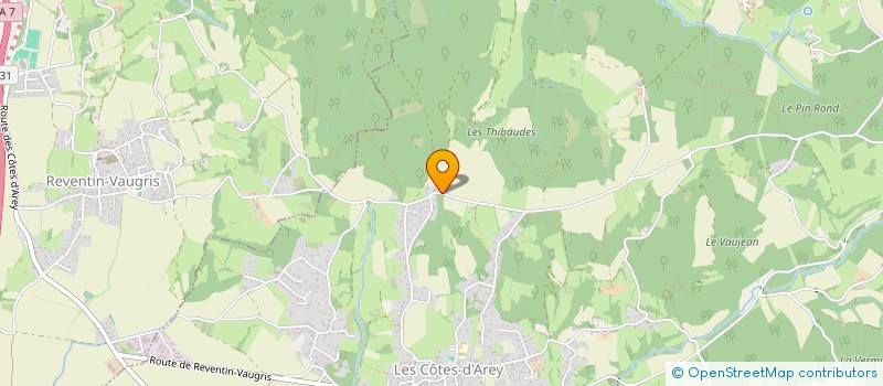 localisation de l'entreprise SCI ASCLEPIOS  LES COTES-D'AREY