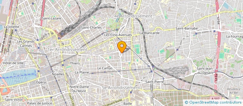 localisation de l'entreprise SCI ASCLEPIOS à MARSEILLE