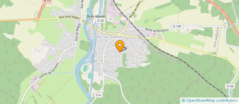 localisation de l'entreprise SCI ASCLEPIOS  PORT-SUR-SAONE