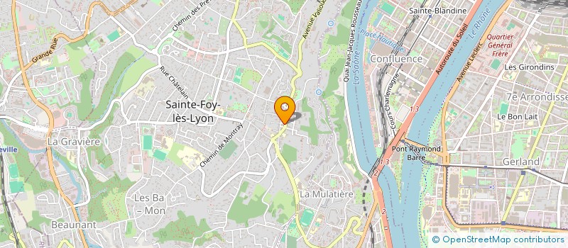 localisation de l'entreprise SCI ASCLEPIOS  SAINTE-FOY-LES-LYON