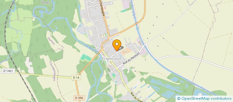 localisation de l'entreprise SCI ASCLEPIOS  FRIGNICOURT