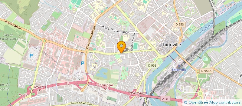 localisation de l'entreprise SCI ASCLEPIOS à THIONVILLE