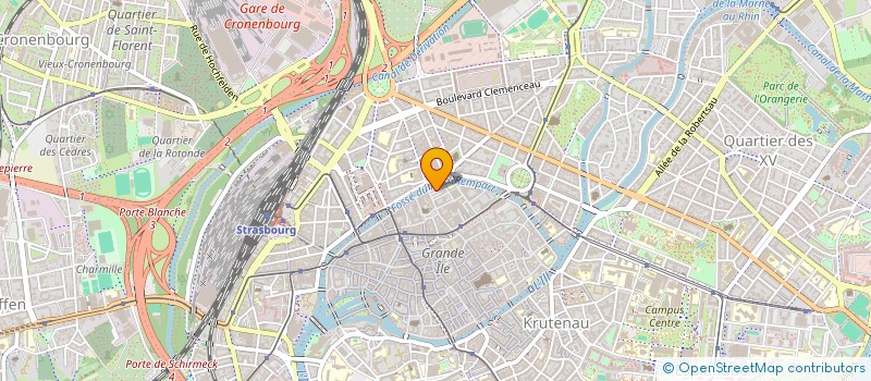 localisation de l'entreprise SCI ASCLEPIOS  STRASBOURG