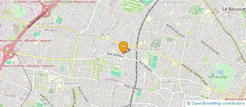 localisation de l'entreprise SCI ASCLEPIOS  BORDEAUX