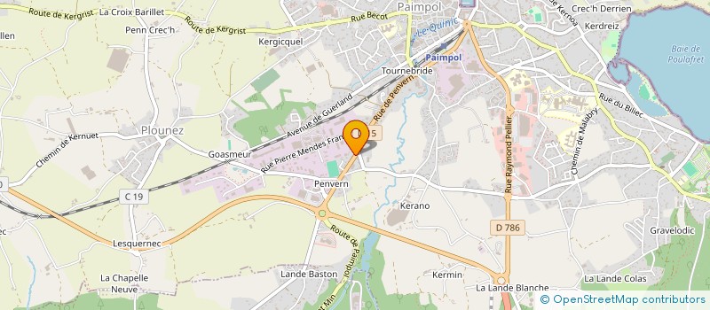 localisation de l'entreprise SCI ASCOAT MOREL  PAIMPOL