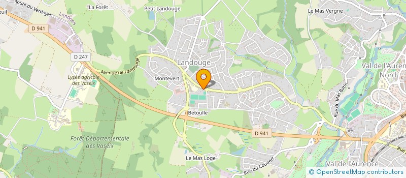 localisation de l'entreprise SCI ASCOM IMMO à LIMOGES