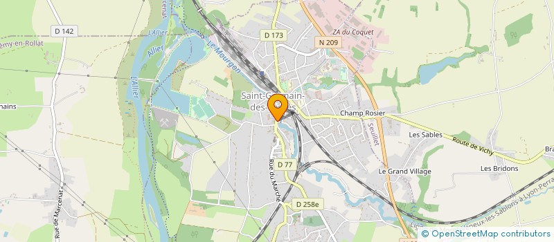 localisation de l'entreprise SCI ASCY  SAINT-GERMAIN-DES-FOSSES