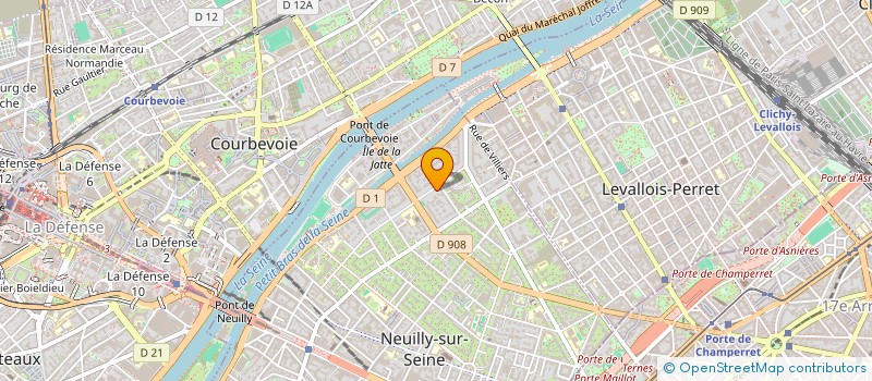 localisation de l'entreprise SCI ASD à NEUILLY-SUR-SEINE