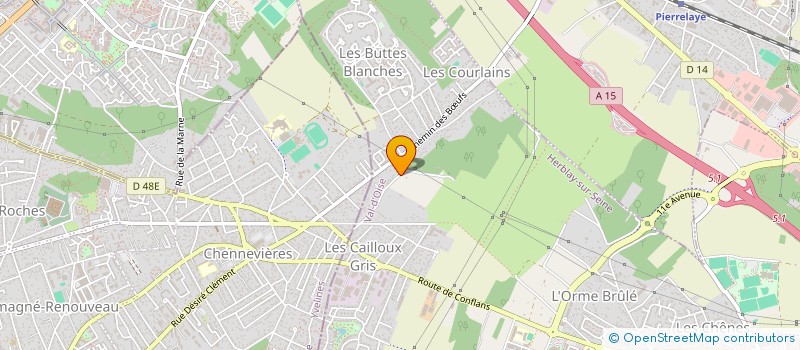 localisation de l'entreprise SCI ASD  HERBLAY-SUR-SEINE