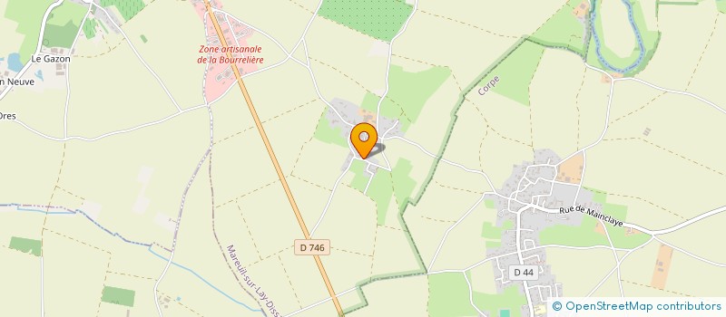 localisation de l'entreprise SCI ASDD  MAREUIL-SUR-LAY-DISSAIS