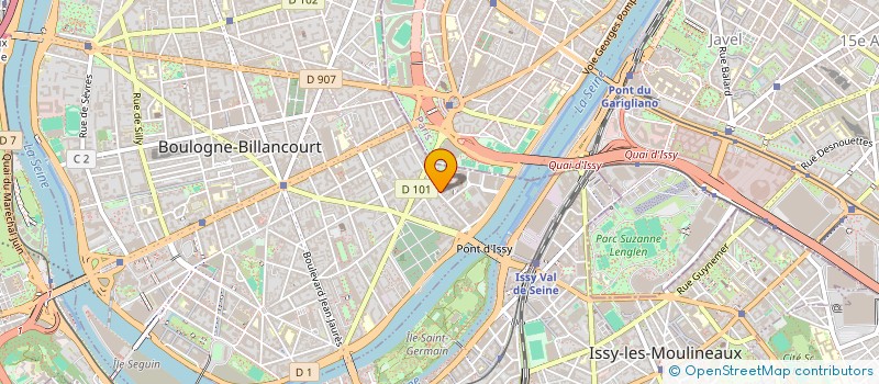 localisation de l'entreprise SCI ASDIM à BOULOGNE-BILLANCOURT