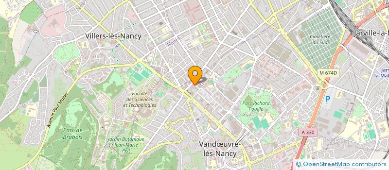 localisation de l'entreprise SCI ASDP  VANDOEUVRE-LES-NANCY