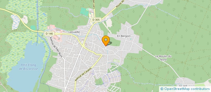 localisation de l'entreprise SCI ASE  BISCARROSSE