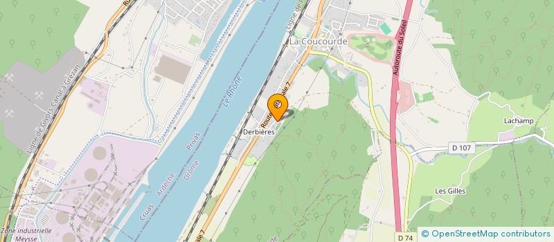 localisation de l'entreprise SCI ASELO  SAUZET