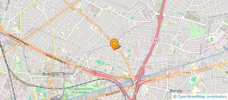 localisation de l'entreprise SCI ASEM  BOBIGNY